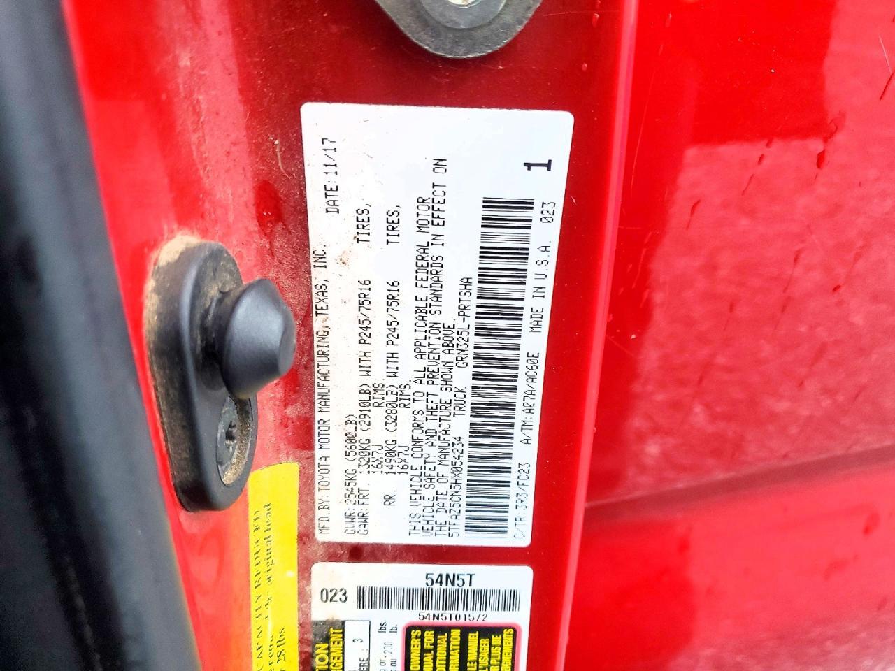2017 Toyota Tacoma SR5 V6