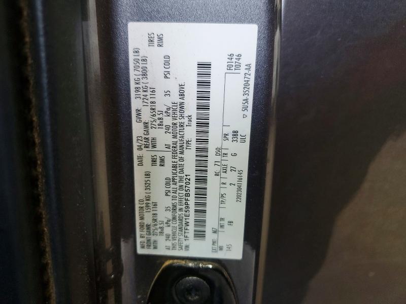 2023 Ford F150 Supercrew