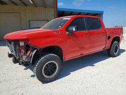 Salvage trucks for sale at San Antonio, TX auction: 2019 Chevrolet Silverado K1500 LT