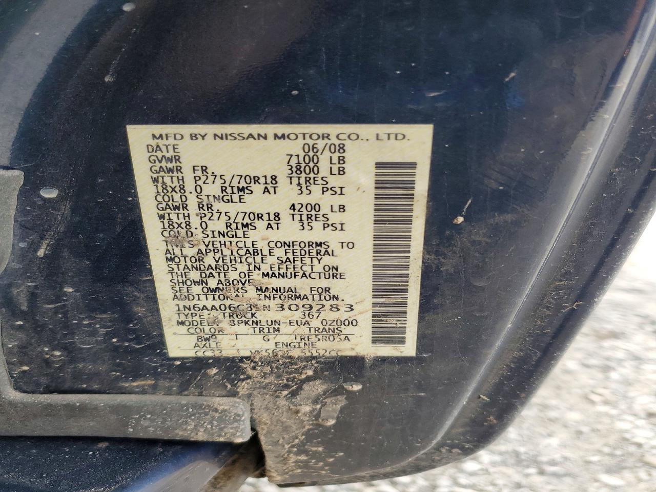2009 Nissan Titan XE