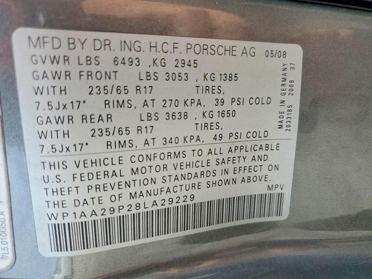 2008 Porsche Cayenne