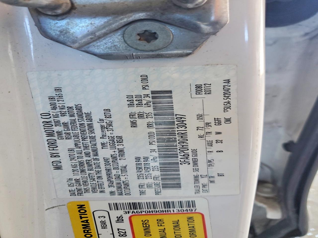 2017 Ford Fusion se