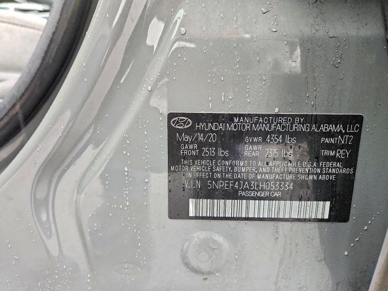 2020 Hyundai Sonata sel