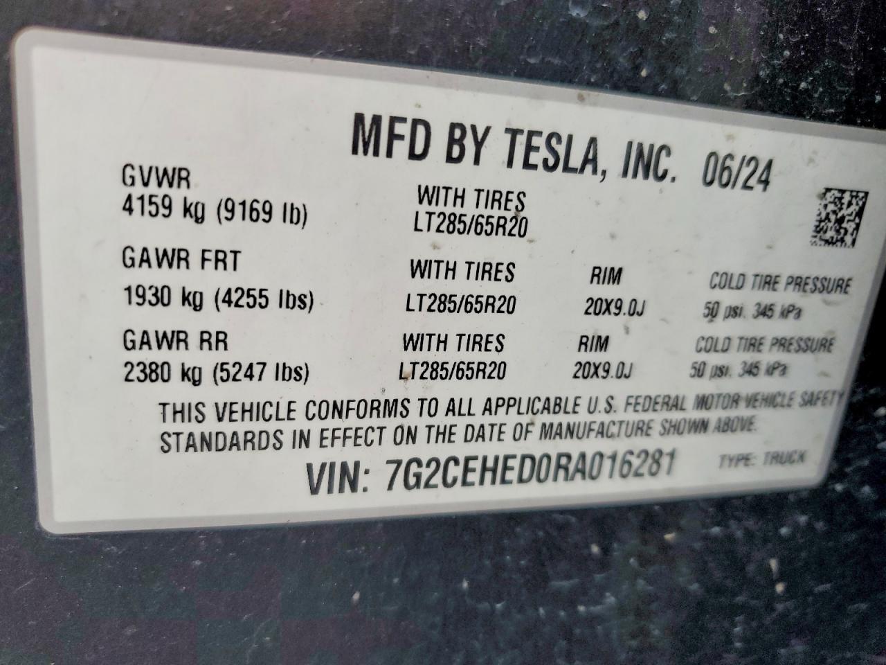 2024 Tesla Cybertruck