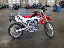 Salvage motorcycles for sale at Ham Lake, MN auction: 2013 Honda CRF250 L