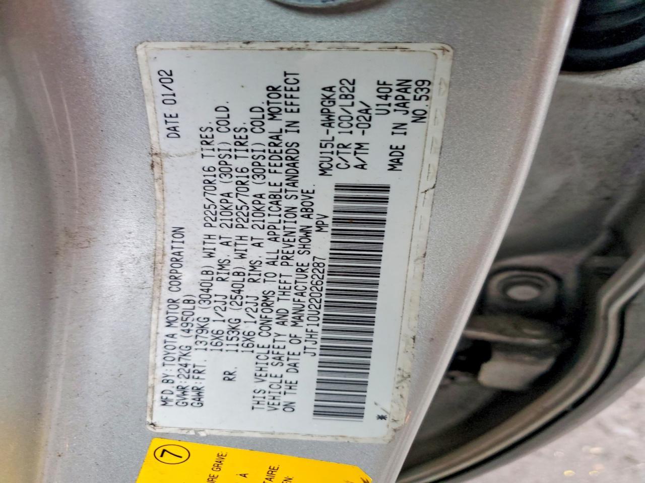 2002 Lexus Rx 300