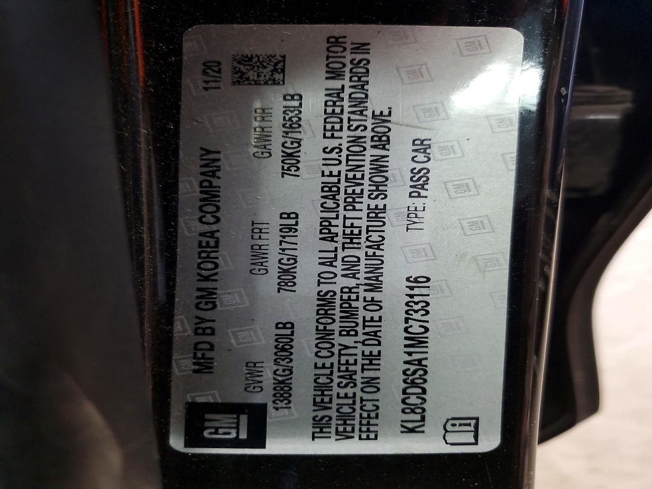 2021 Chevrolet Spark 1LT