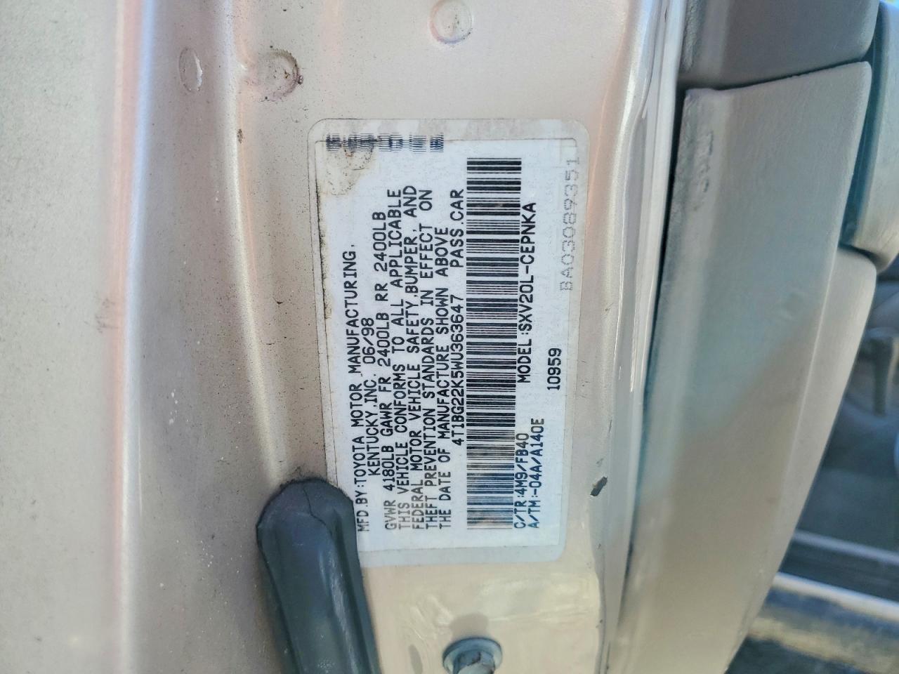 1998 Toyota Camry le