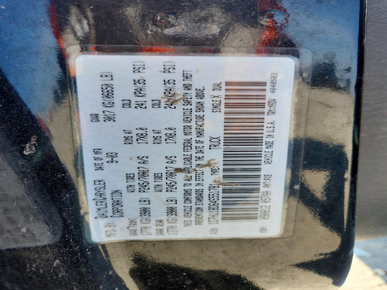 2004 Dodge RAM 1500 ST