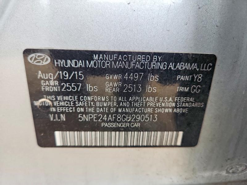 2016 Hyundai Sonata se