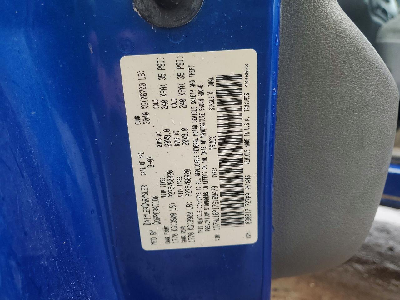 2007 Dodge RAM 1500 ST