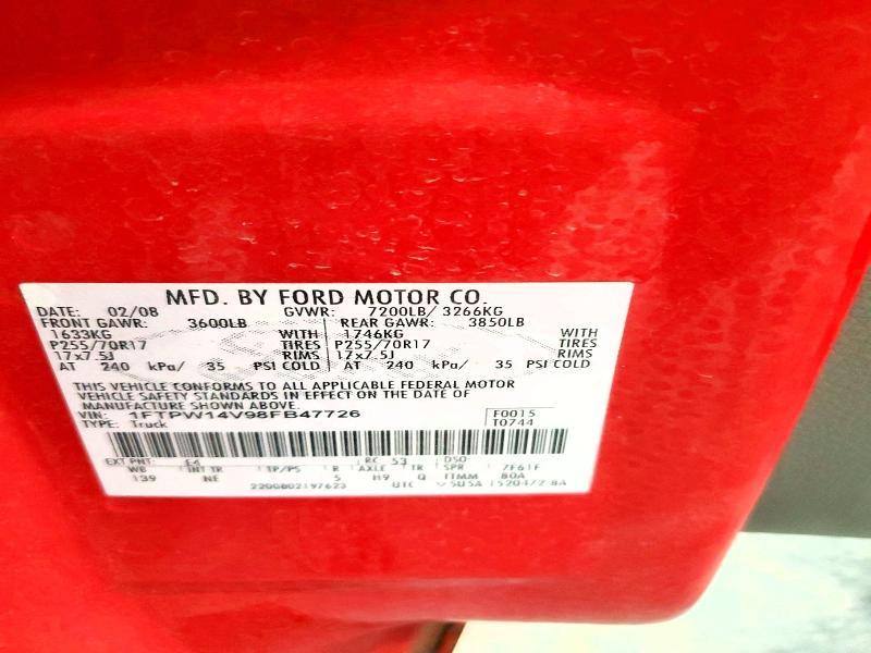 2008 Ford F150 Supercrew