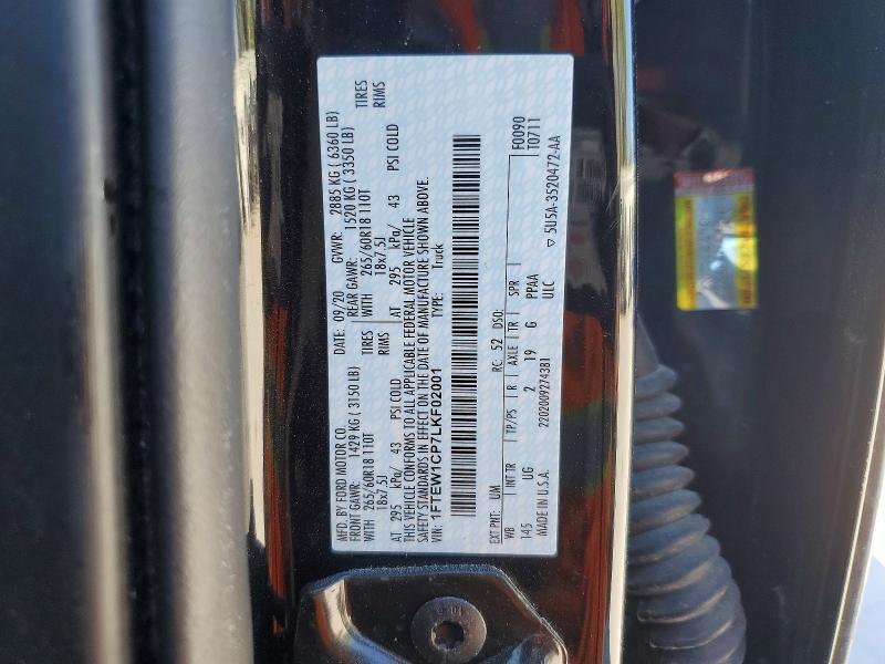 2020 Ford F150 Supercrew