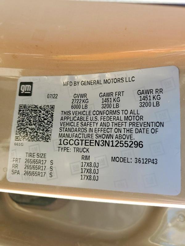 2022 Chevrolet Colorado ZR2