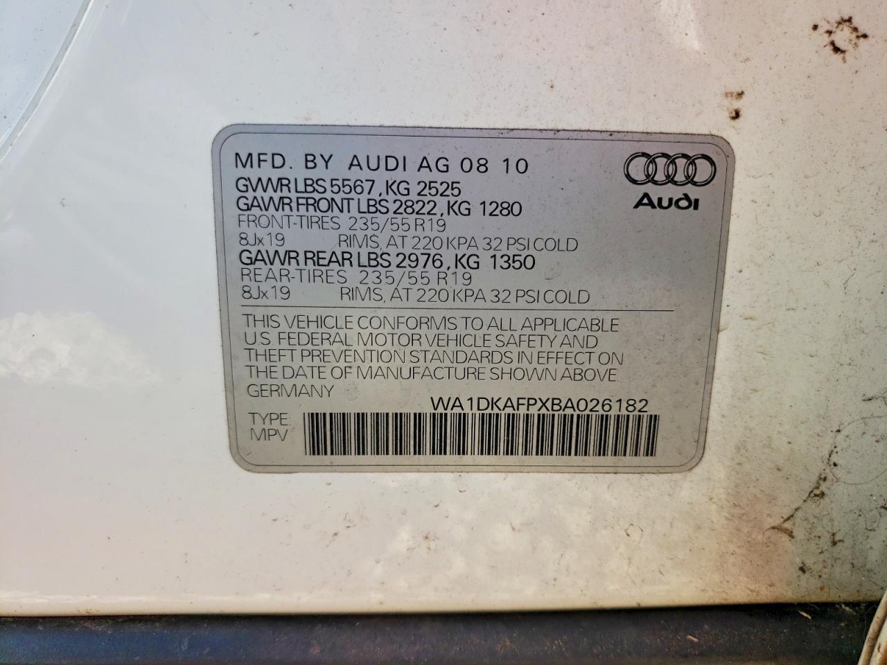 2011 Audi Q5 Premium Plus