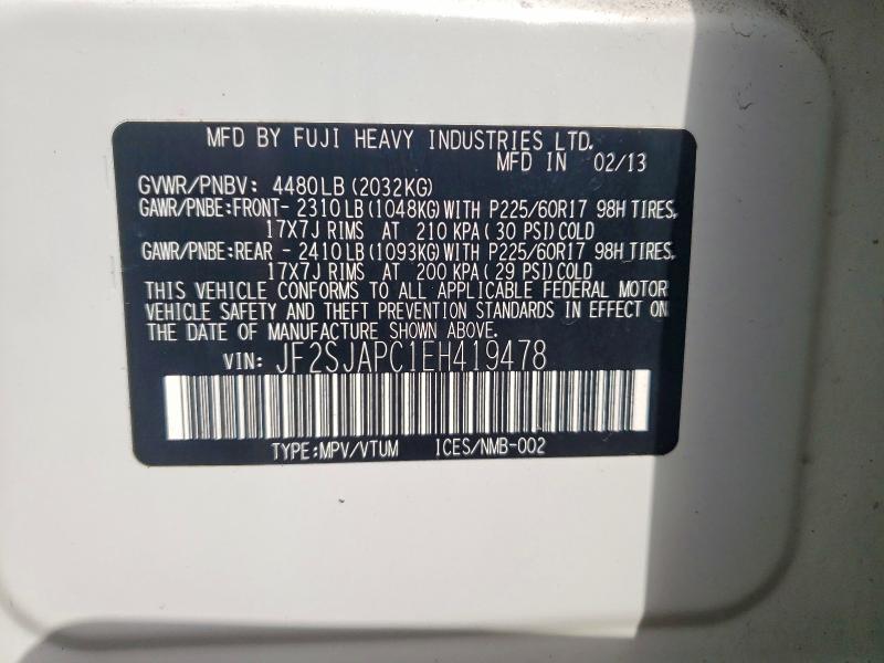 2014 Subaru Forester 2.5i Touring