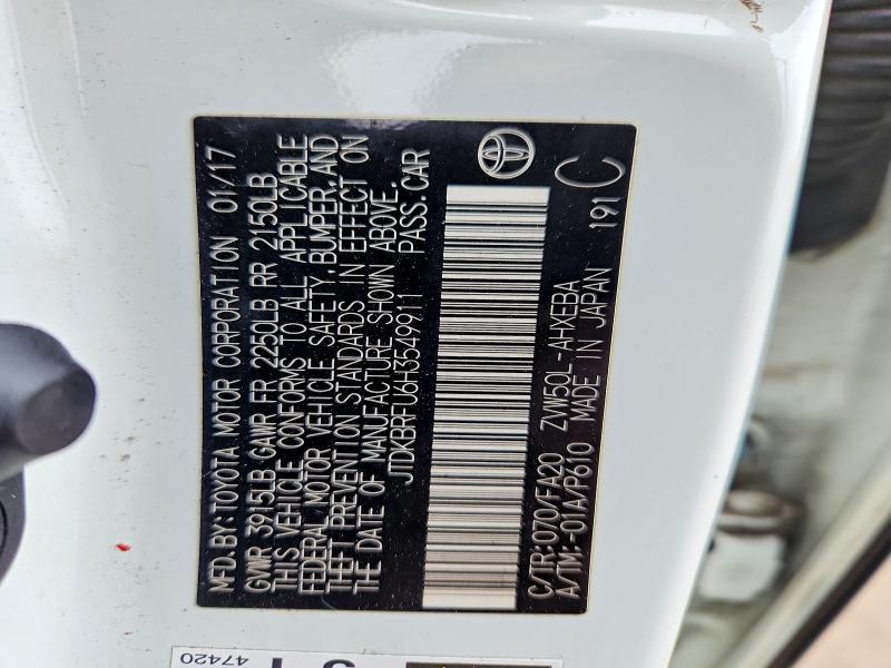 2017 Toyota Prius two