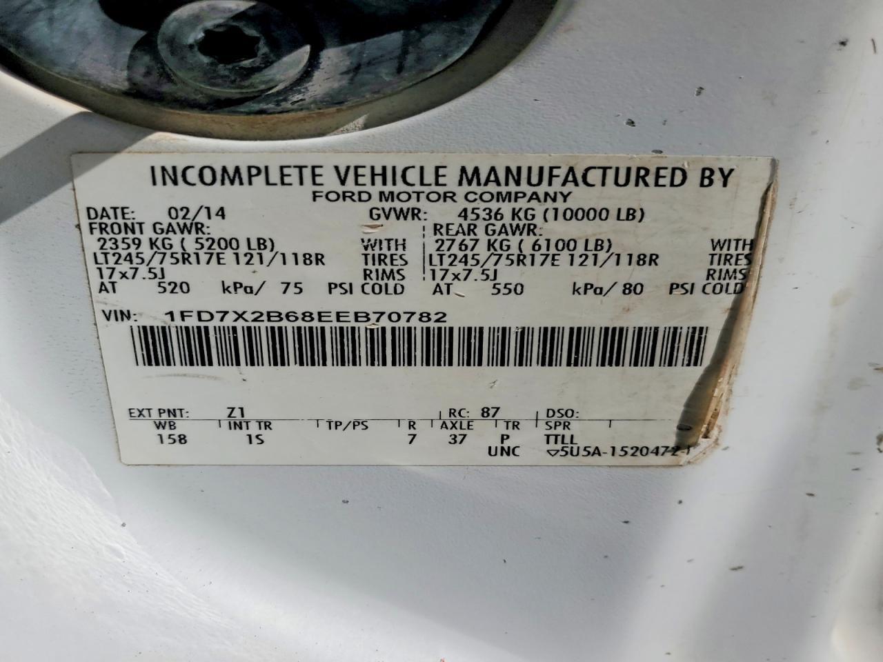 2014 Ford F250 Super Duty Utility / Service Truck