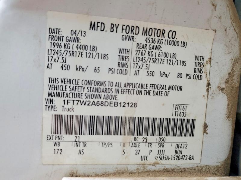 2013 Ford F250 Super Duty Utility / Service Truck