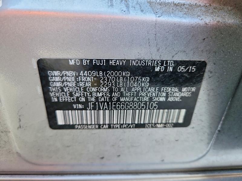 2016 Subaru Wrx Premium