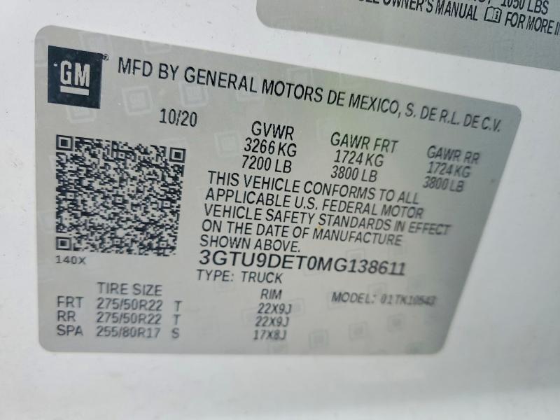 2021 GMC Sierra K1500 SLT