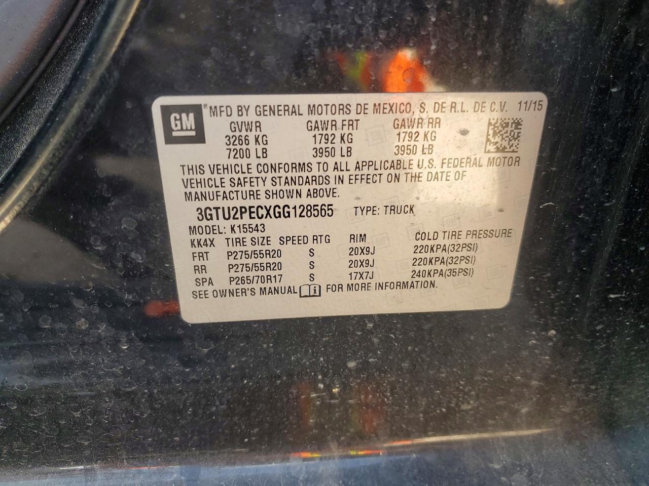 2016 GMC Sierra K1500 Denali