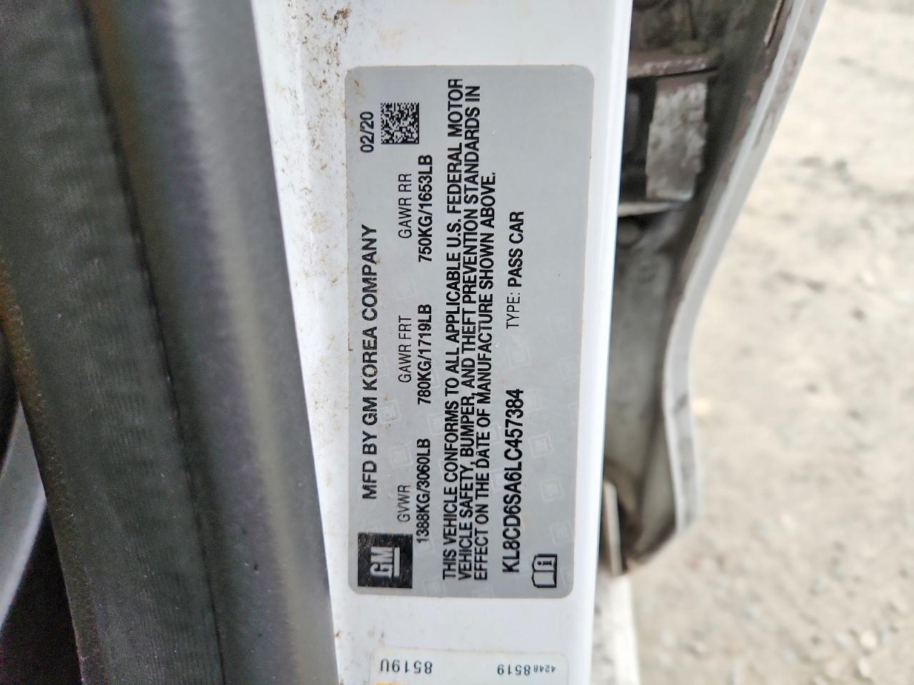 2020 Chevrolet Spark 1LT