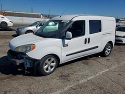 Salvage trucks for sale at Van Nuys, CA auction: 2017 Dodge RAM Promaster City SLT