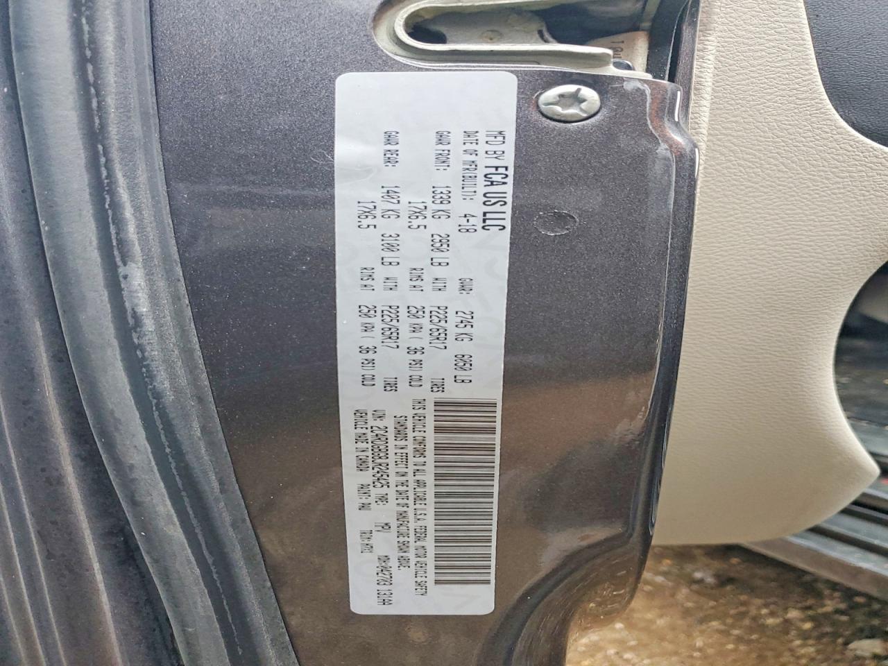 2018 Dodge Grand Caravan se