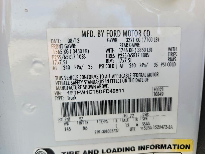 2013 Ford F150 Supercrew