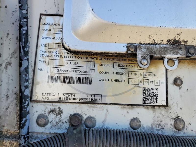 2015 Great Dane 2015 Great Dane Refrigerated van Trailer