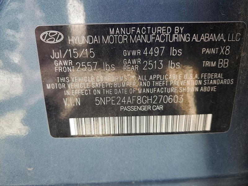 2016 Hyundai Sonata se