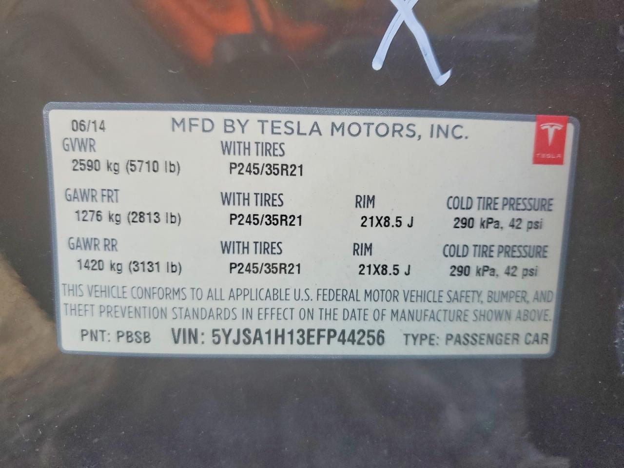 2014 Tesla Model s
