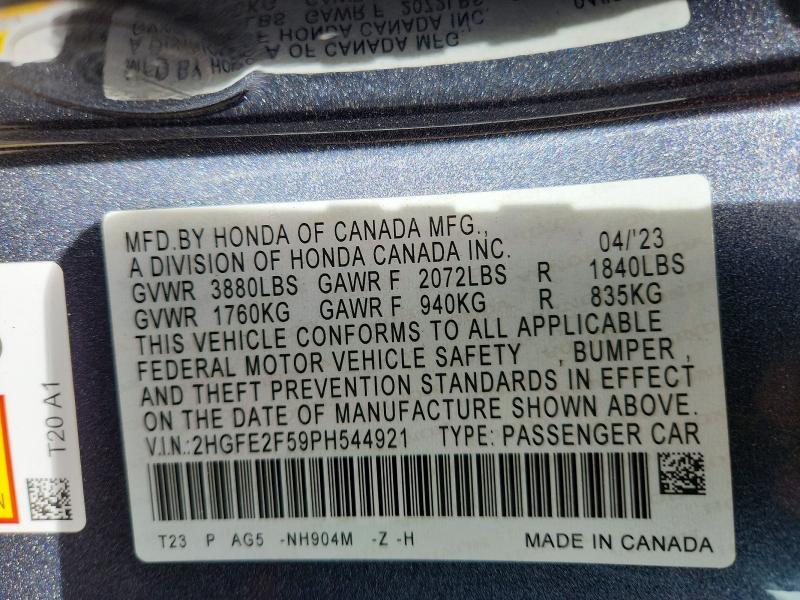 2023 Honda Civic Sport