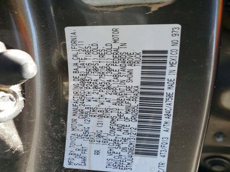 2012 Toyota Tacoma Prerunner V6