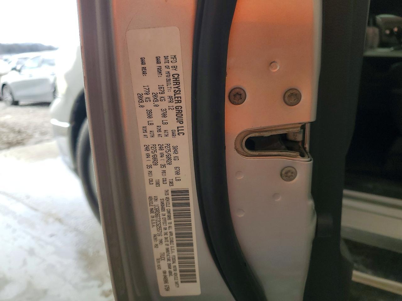 2012 Dodge RAM 1500 SLT