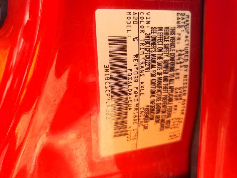 2012 Nissan Versa 1.8 s