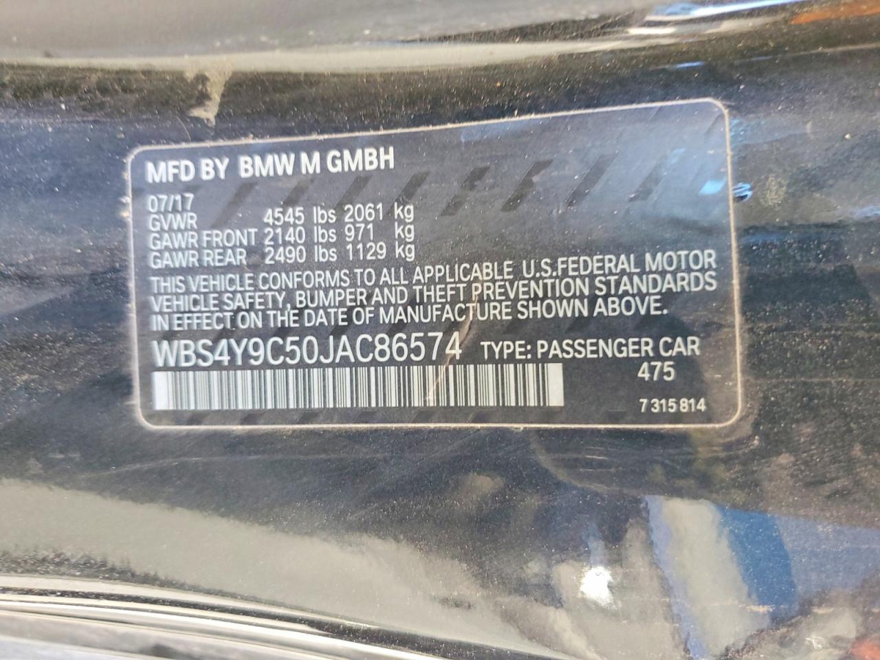 2018 BMW M4