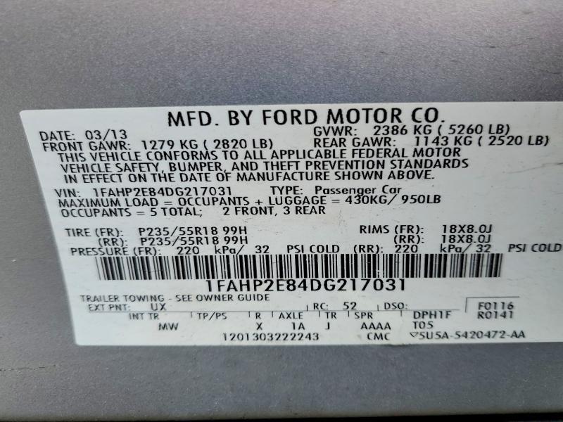 2013 Ford Taurus sel