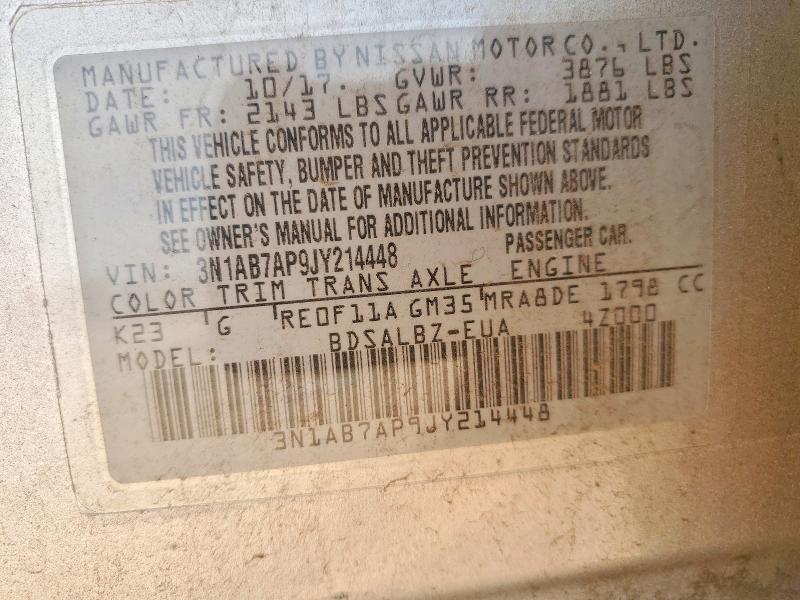 2018 Nissan Sentra s