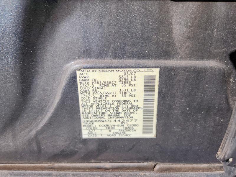 2007 Nissan Frontier SE