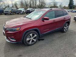 Jeep salvage cars for sale: 2019 Jeep Cherokee Limited