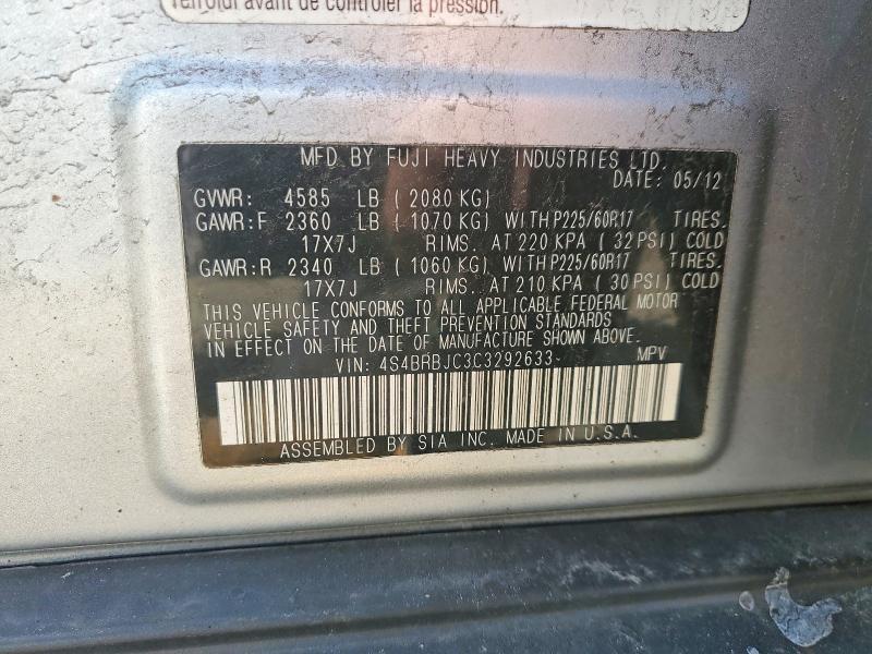 2012 Subaru Outback 2.5i Limited