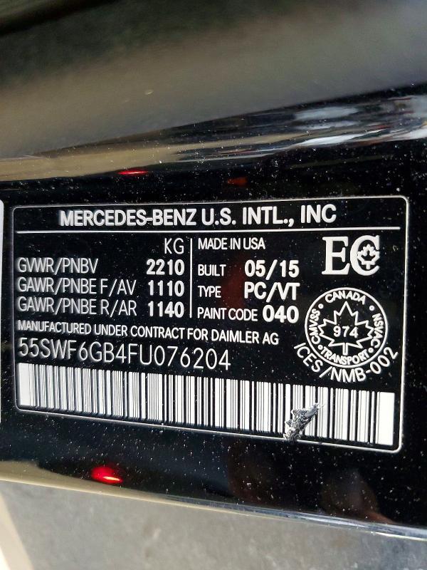 2015 Mercedes-Benz C 400 4matic