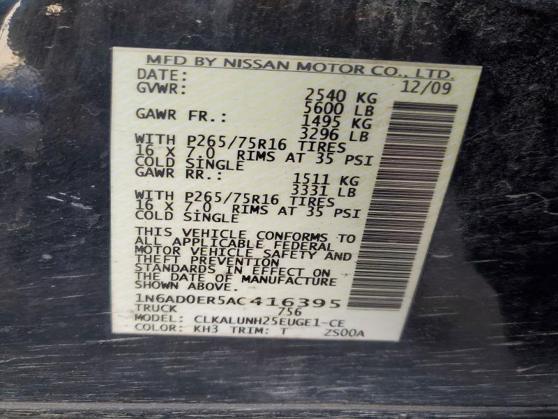 2010 Nissan Frontier SE V6