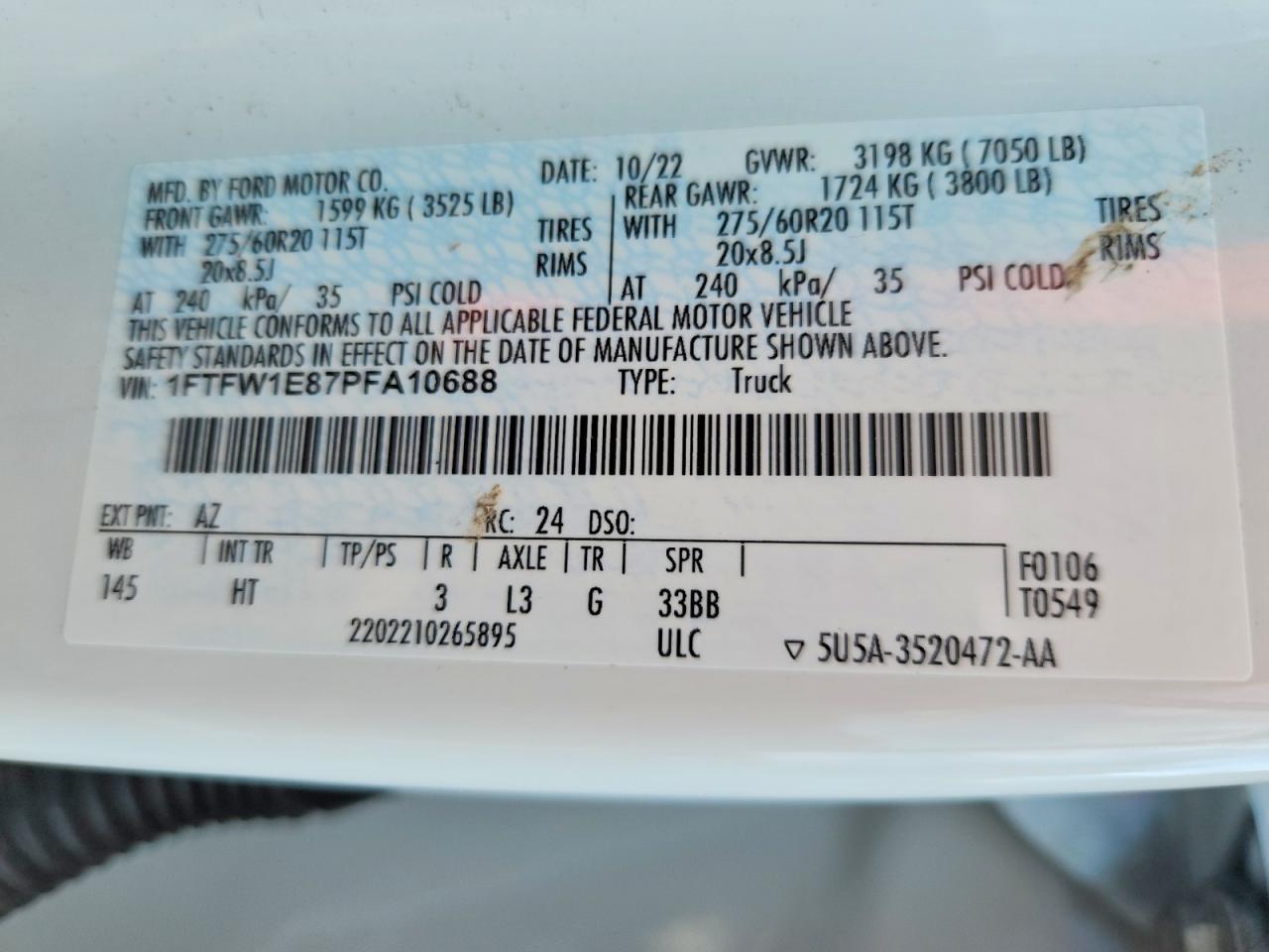 2023 Ford F150 Supercrew