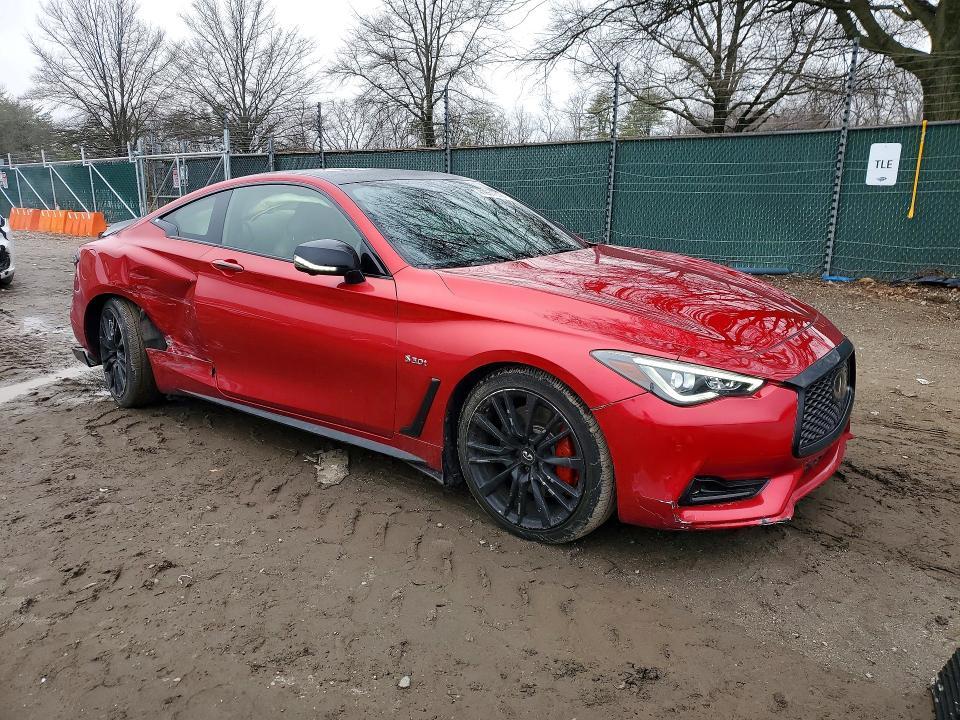 2017 Infiniti Q60 red Sport 400