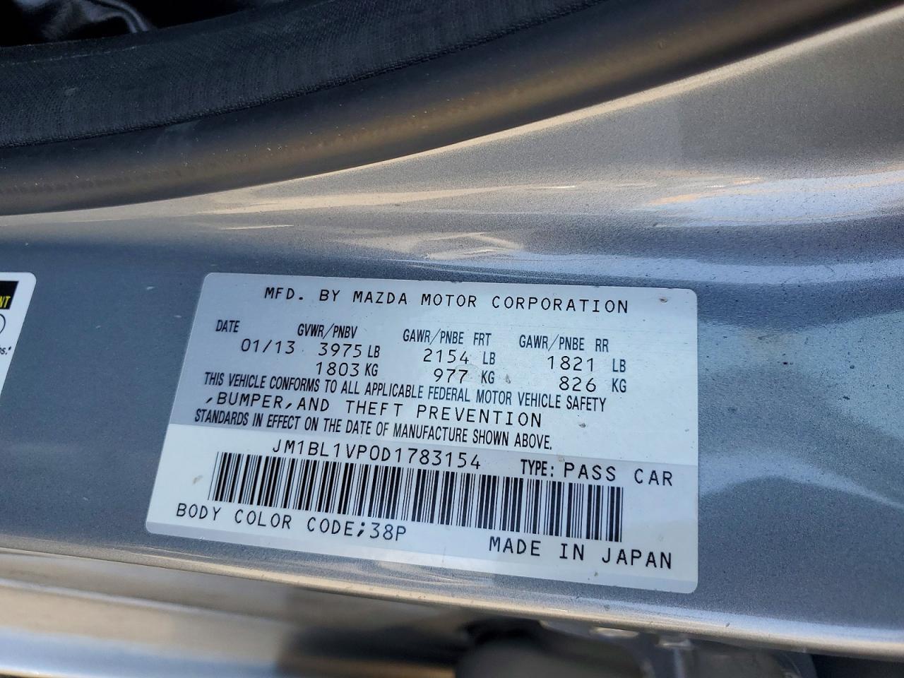 2013 Mazda 3 I