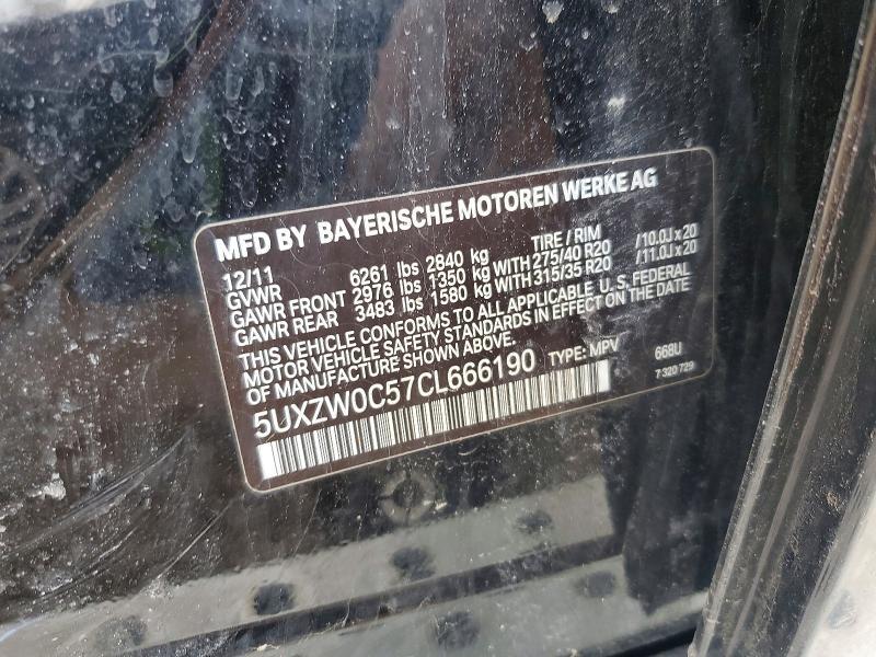2012 BMW X5 Xdrive35d