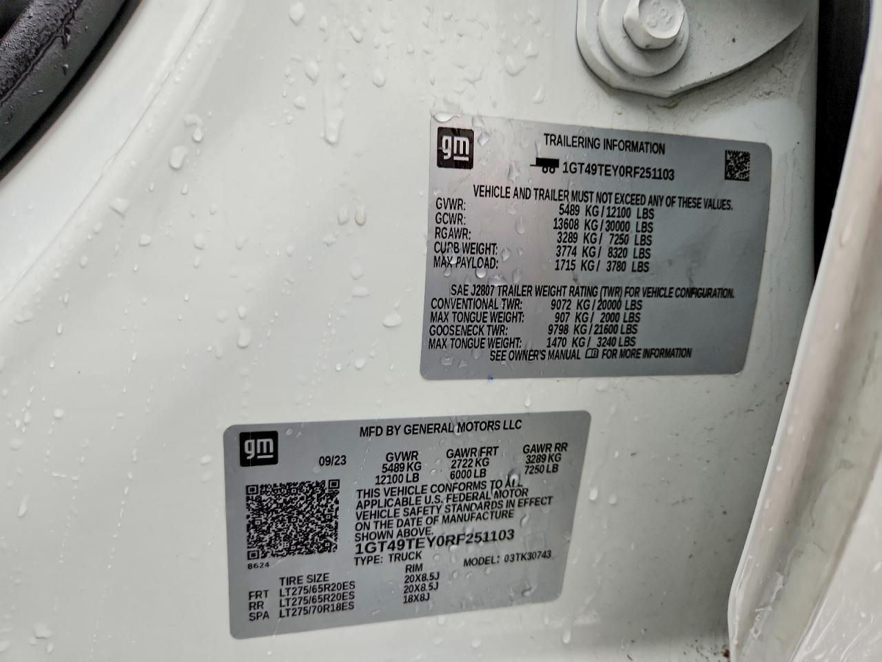 2024 GMC Sierra K3500 SLE